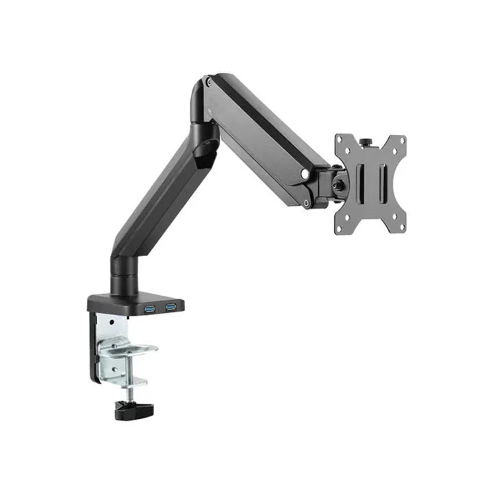 Twisted Minds Single Monitor Aluminum Slim Mechanical Spring Monitor Arm with USB Ports (Fit Screen Size 17 Twisted Minds Single Monitor Aluminum Slim Mechanical Spring Monitor Arm with USB Ports (Fit Screen Size 17